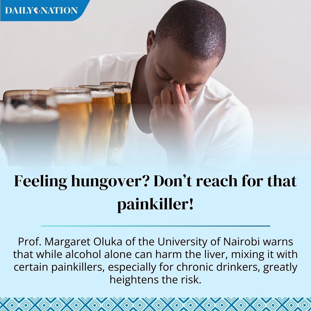 PSofKenya's tweet image. Feeling hungover? Don’t reach for that painkiller!

#HealthyNation nation.africa/kenya/health/f…—5181316

Authored by: Prof. Margaret Oluka

#PSK2025