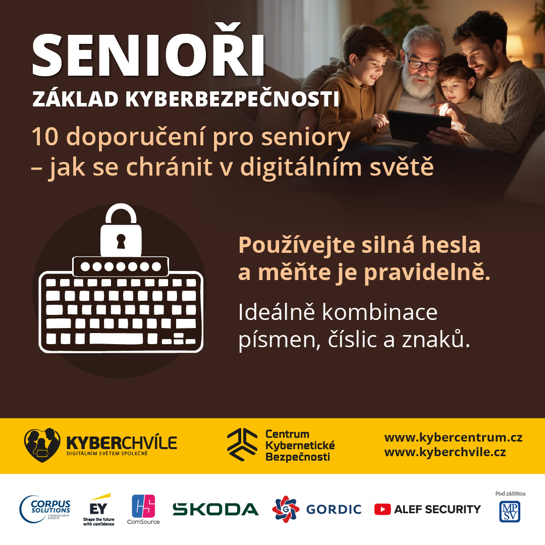 KyberCentrum (@kybercentrum) on Twitter photo 2/10 doporučení pro seniory - jak se chráni v digitálním světě. #BUDKYBER
<a href="/CorpusSolutions/">Corpus Solutions</a> <a href="/EY_CeskaRep/">EY Česká republika</a> Commsource <a href="/skodacz/">skoda.cz</a> <a href="/GordicSW/">GORDIC</a> <a href="/mpsvcz/">Ministerstvo práce a sociálních věcí</a> 2/10 doporučení pro seniory - jak se chráni v digitálním světě. #BUDKYBER
<a href="/CorpusSolutions/">Corpus Solutions</a> <a href="/EY_CeskaRep/">EY Česká republika</a> Commsource <a href="/skodacz/">skoda.cz</a> <a href="/GordicSW/">GORDIC</a> <a href="/mpsvcz/">Ministerstvo práce a sociálních věcí</a>