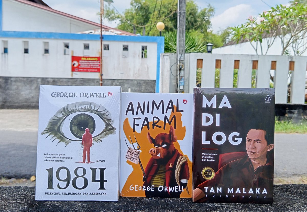 1984 - Rp. 76.000
Animal Farm - Rp.46.000
Madilog - Rp.96.000
Pemesanan
➡ WA. 085158311954
Marketplace:
●tokobukumainmain (shopee, Tokopedia, Tiktok)

#madilog #animalfarm #1984georgeorwell