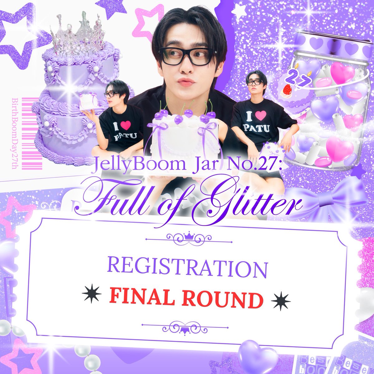 BesevboomF's tweet image. ⠀⠀   REGISTER FINAL ROUND .ᐟ
                    ꒰ঌ(⸝⸝&amp;gt; ᴗ•⸝⸝)໒꒱  ₊ ⊹
           ꒰   #JellyBoomJarNo27  ꒱

เปิดลงทะเบียนทาง Google Form 
ผ่าน X : @BesevboomF

🗓️ 09 September 2025
⏰ 19:00 น. | 7 P.M. (GMT+7)
👥 92 คน

#Birthboomday27th
#เยลลี่บูม #besevboom