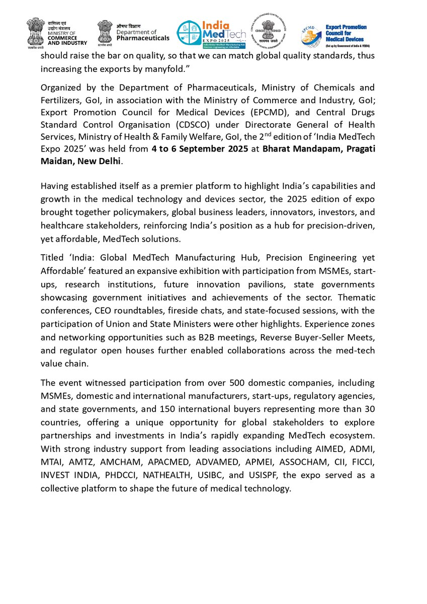 India Medtech Expo tweet media