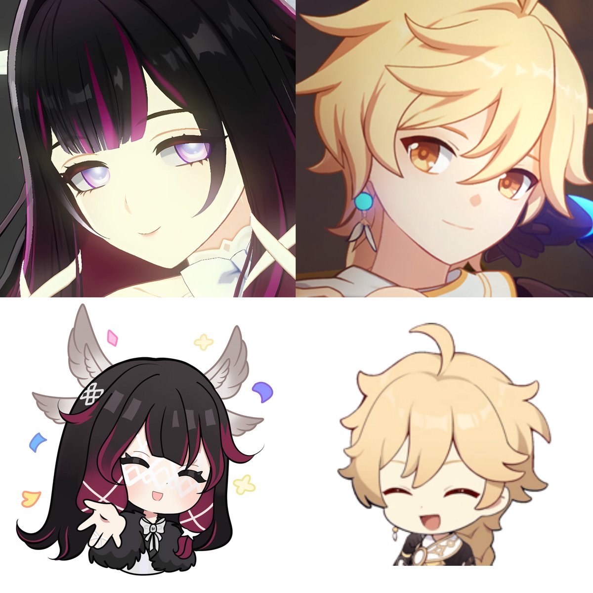 mkdragon89's tweet image. Star &amp;amp; Moon 💫🌕 
#aebina #aetherbina