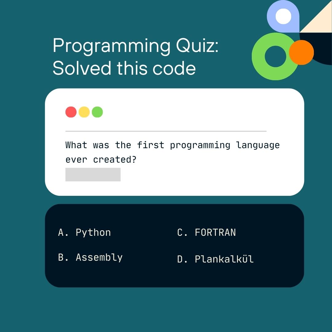 ELS_India's tweet image. check the answer (or comment your guess below ⬇️).
Hint: It goes back to the 1940s! 🕰️
#ProgrammingQuiz #CodingFun #TechTrivia #LearnToCode #DevelopersLife