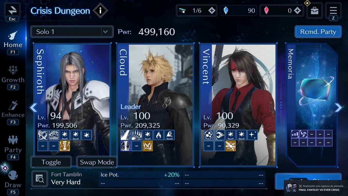 -El Dragoon y sus Recuerdos- ๐๐ฎ๐ค (@nemesisdragoon6) on Twitter photo -El Dragoon y sus Recuerdos- 
El team perfecto! Ever Crisis FFVII
๐๐ฎ๐ค -El Dragoon y sus Recuerdos- 
El team perfecto! Ever Crisis FFVII
๐๐ฎ๐ค