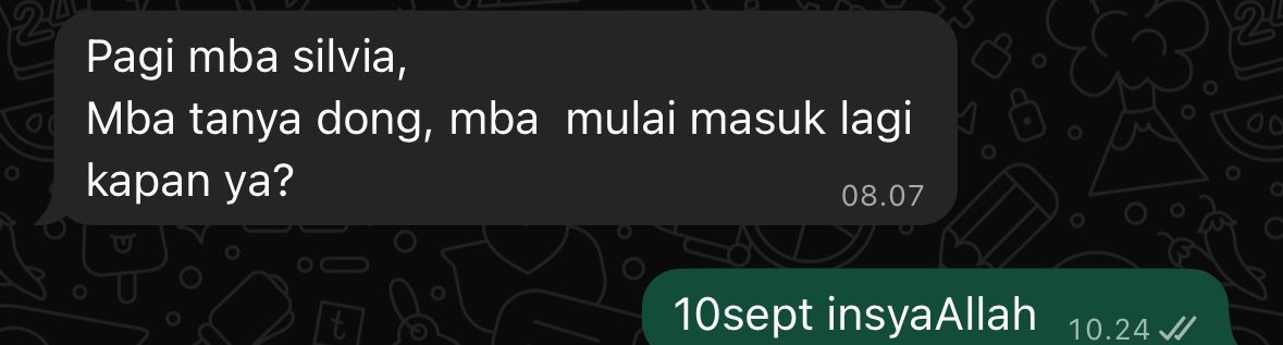 vyvyvyaa's tweet photo. Entah knp, kukesel aja kalau dichat gini https://t.co/tV204VlncD