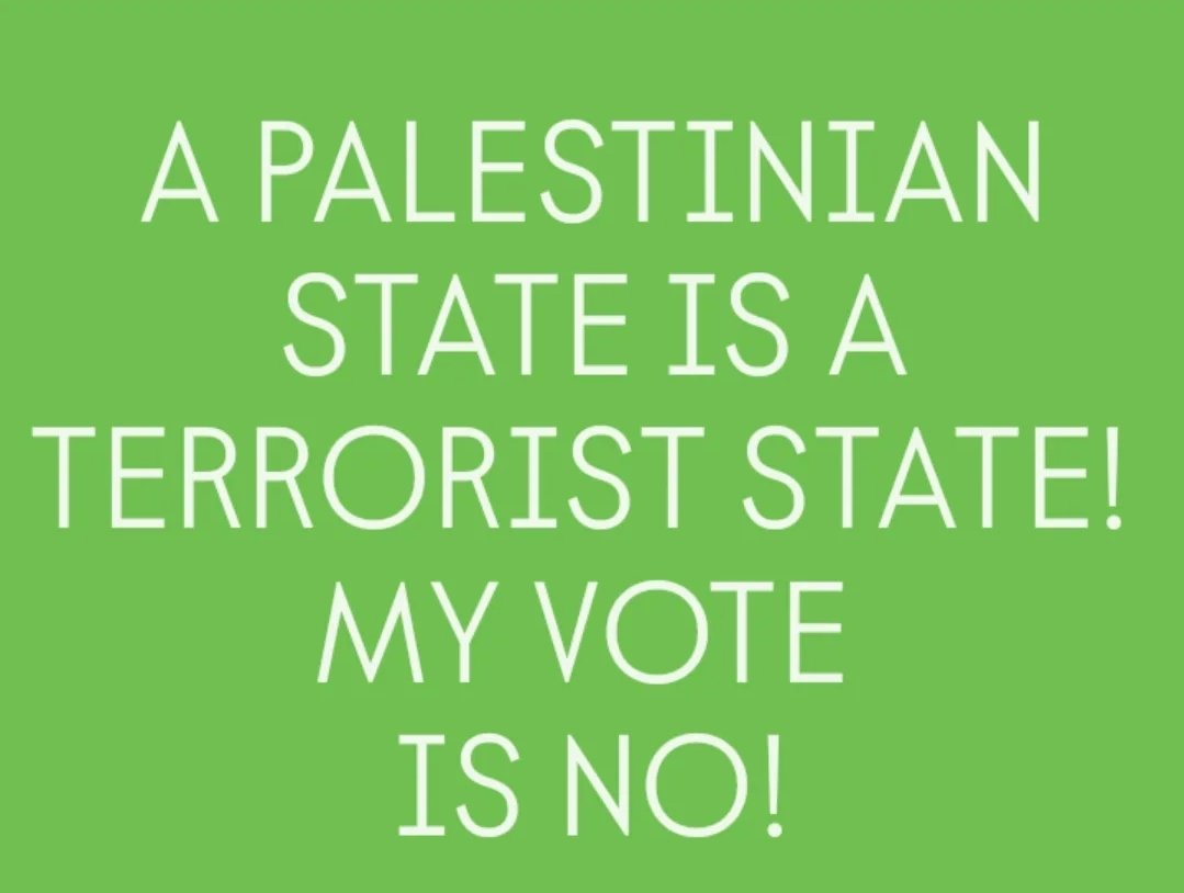 ⁉️

How would you vote, if you could?

Yes -&gt; for a palestinian state.
No -&gt; for a palestinian state

⁉️