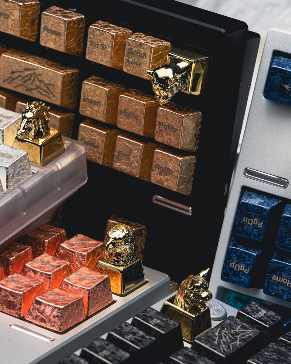 awekeys's tweet image. Wild Ice Full Metal Set 𝗥𝗲𝘀𝗲𝗿𝘃𝗲: 𝗡𝗼𝘄 𝗢𝗽𝗲𝗻
Discover more → kickstarter.com/projects/aweke…
[Explore Now]

#awekeys #MechanicalKeyboards #Keycaps #DeskSetup #Kickstarter #wildice