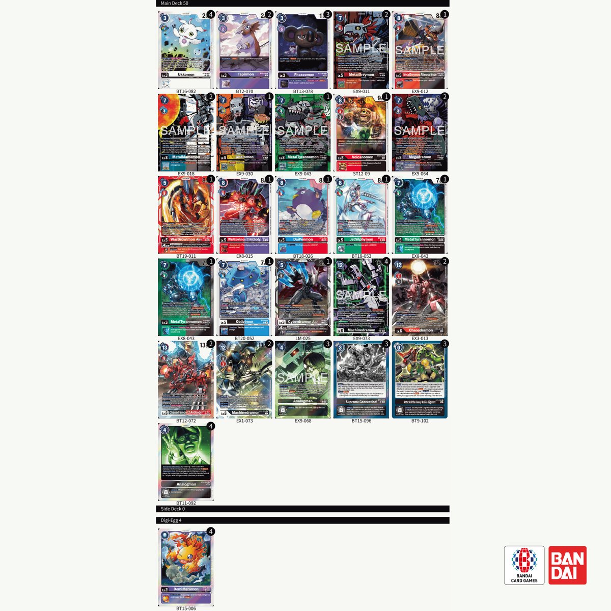 digimon_tcg_EN's tweet image. [Tournament Results]

Hello Digimon Tamers!
Today we would like to share the top 4 decks from our recent September 2025 Regionals for North America!
world.digimoncard.com/2025/regionals…

🥇Champion: Ragnia [Machinedramon Deck]
🥈2nd place: MINE Shane [Machinedramon Deck]
🥉3rd Place: The 8th…
