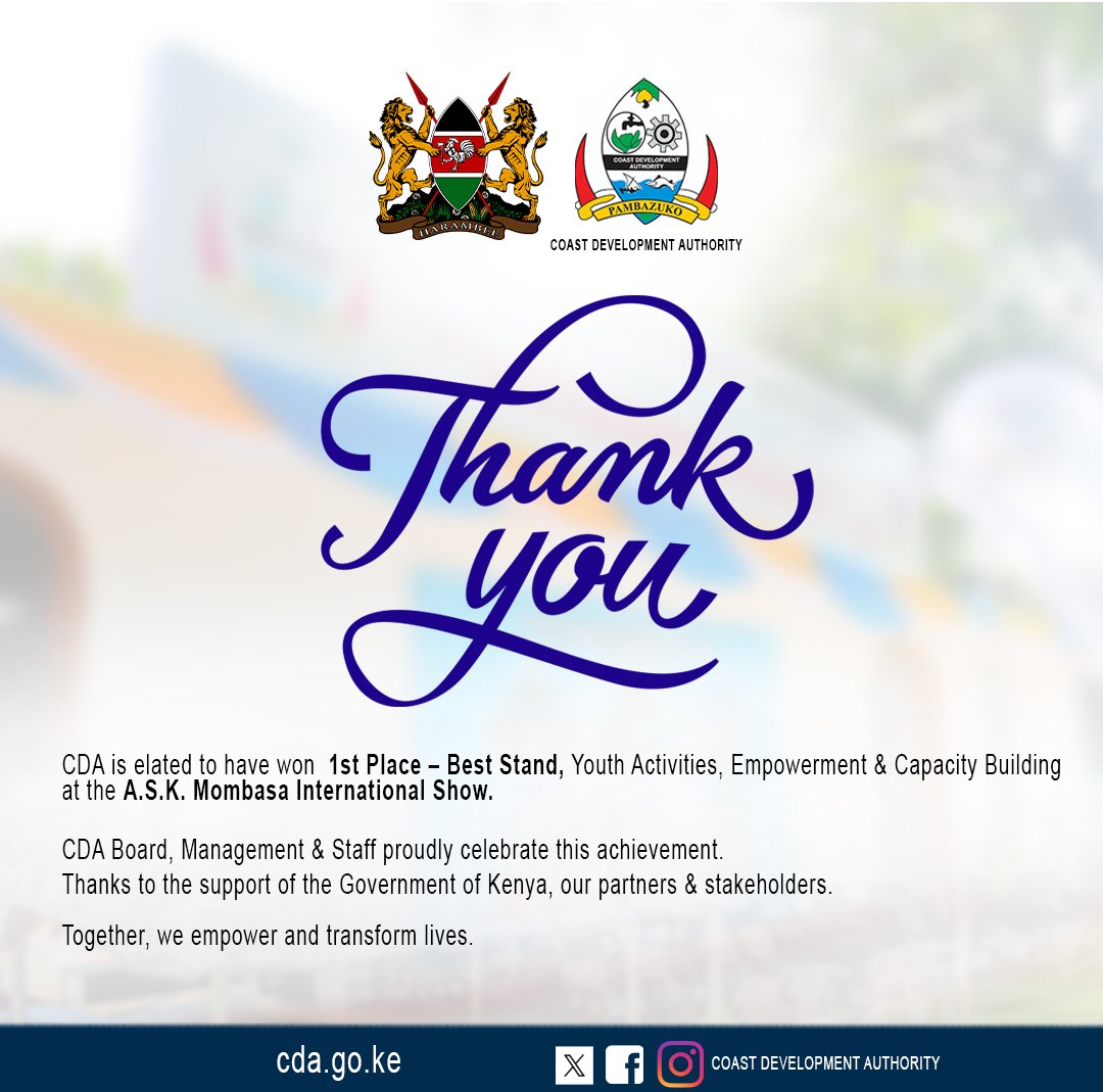 CoastDev's tweet photo. Itβs no small feat
CDA is elated to have won in four categories at the just-concluded ASK Show.
1st Place in one category
3rd Place in three other categories
A big thank you to everyone who made this possible.
#CDAWins #ASKShow https://t.co/4sG0sGRMmE