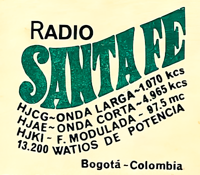 robvk3bvw's tweet photo. Radio Santa Fe, Bogotá, Colombia
4965 kHz (a recording from 1973)
https://t.co/b7bQyd8GmT
#radiosantafe #shortwavelistening #latinshortwavebroadcasters #colombianradiostations https://t.co/IymodiwuD9
