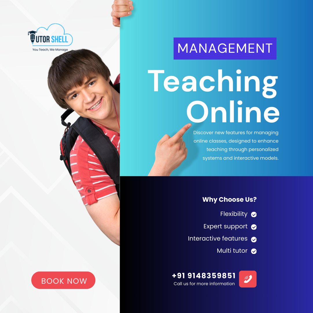 tutorshell's tweet image. 📚✨ Teaching online just got easier with TutorShell!
From flexible scheduling to interactive tools and expert support, we help you focus on what matters most – teaching. 💡

#TutorShell #EdTech #OnlineTeaching #TutorManagement #TeachingMadeEasy #EdTechSolutions