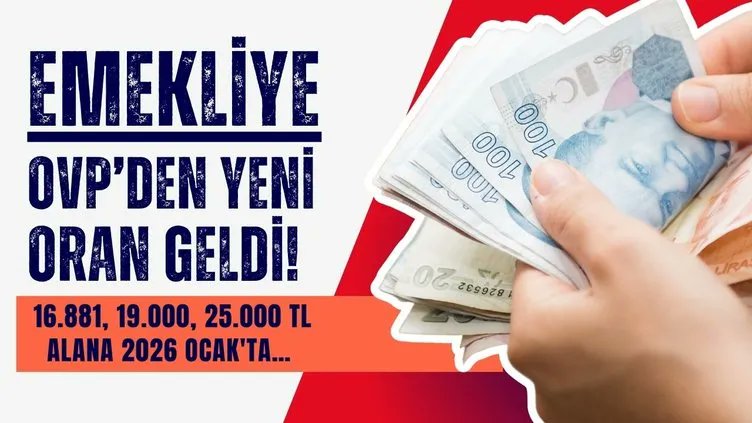 EMEKLİYE YENİ ORAN GELDİ!

📌OVP güncel rakamı açıkladı! 
📌4A, 4B'li 2026 Ocak'ta en düşük ne kadar alacak? 📌İşte kuruşu kuruşuna tablo...
ahaber.com.tr/viral/galeri/l…