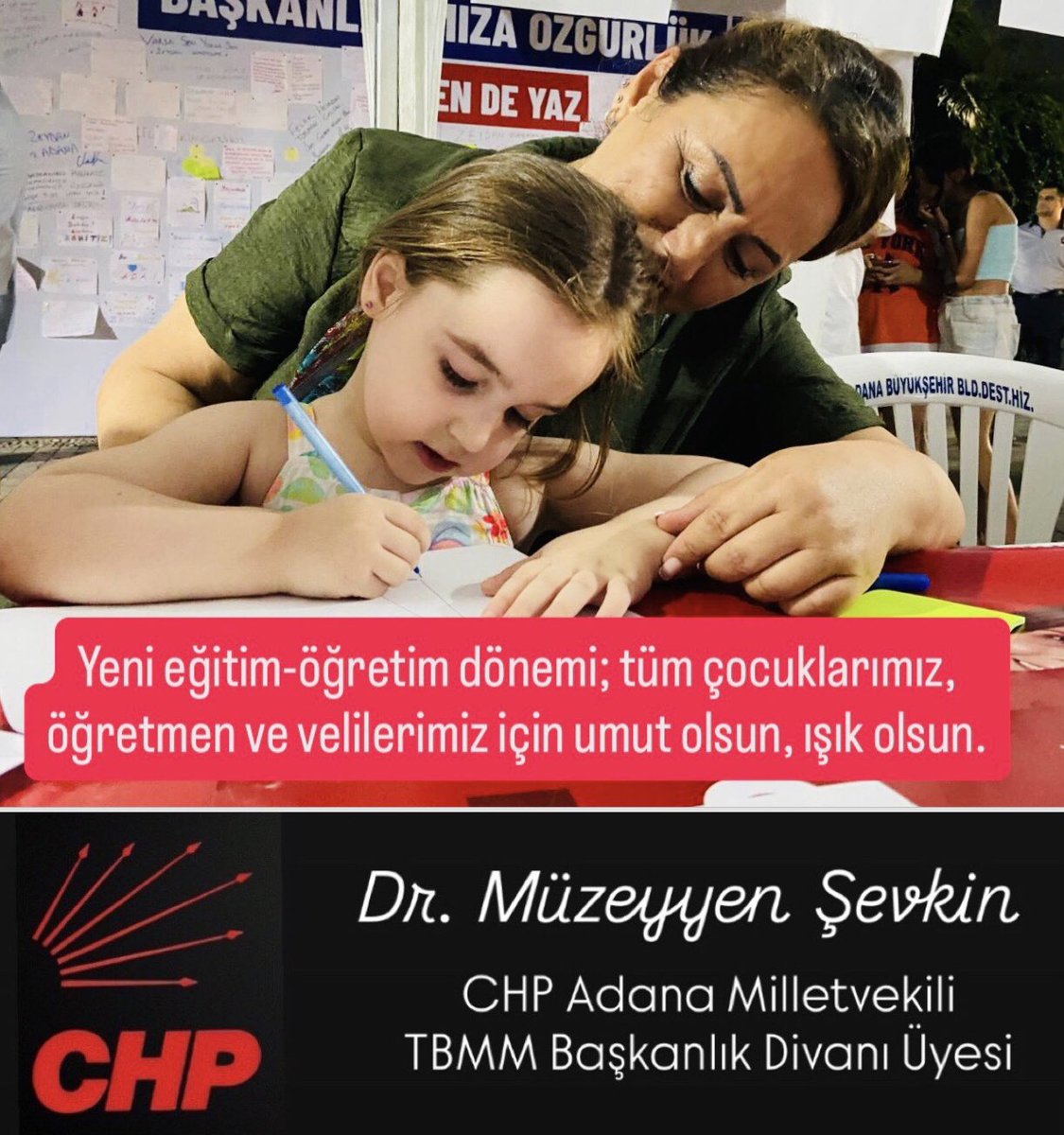 muzeyyensevkin's tweet image. ✏️Yeni eğitim-öğretim dönemi; tüm çocuklarımız, öğretmen ve velilerimiz için umut olsun, ışık olsun…
#eğitimöğretimyılı