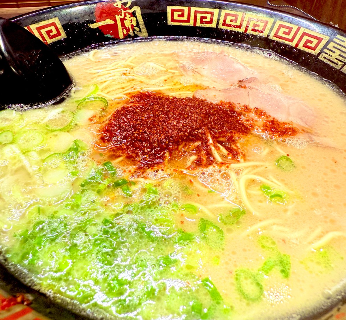 一蘭🍜
ポルカ連れて行った時のやつ✌️🦊
この日は赤5✨