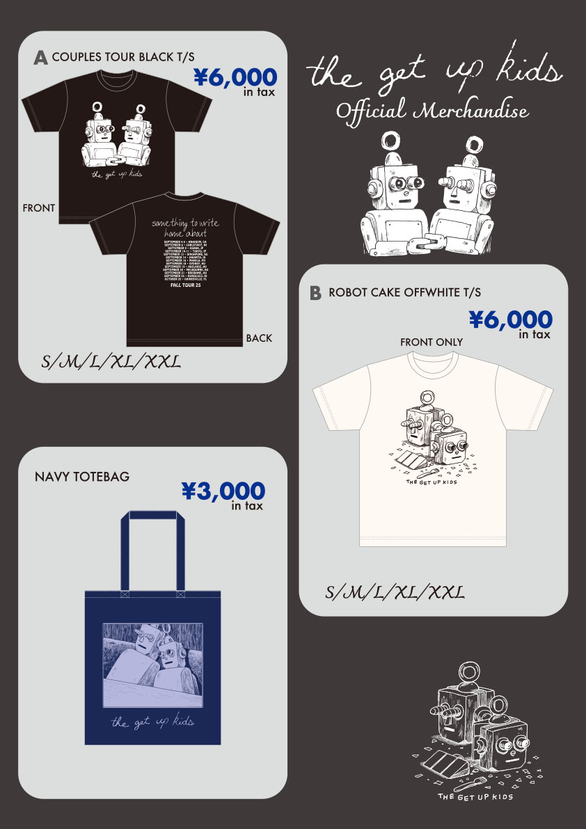 The Get Up Kids 来日 ツアー Tシャツ 黒 XL 2025GUK SMASH-jpn on X: 
