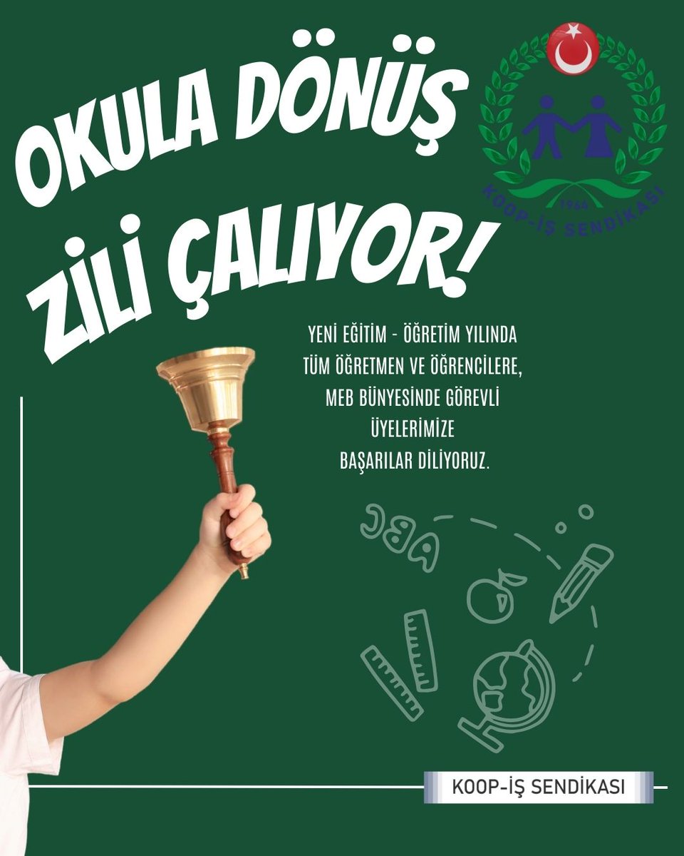 2025-2026 eğitim-öğretim yılının tüm öğrencilerimize başarı  getirmesini temenni ediyorum. Geleceğimizin teminatı olan çocuklarımızı büyük özveriyle yetiştiren öğretmenlerimize ve onların en büyük destekçisi eğitim çalışanı üyelerimize verimli bir dönem diliyorum.