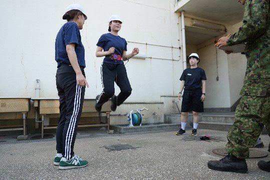 第117教育大隊では、本年度3回目の予備自衛官補の教育訓練が行われ