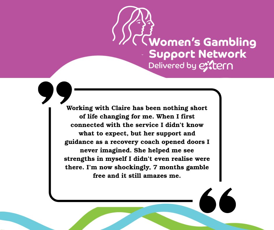 💬 At WGSN, we believe in the power of women’s voices.
Every recovery journey is unique, but hearing from others can remind us we’re not alone.
If you’re thinking about reaching out, know that support is waiting for you too. 💜

#GamblingX #recoverymonth25