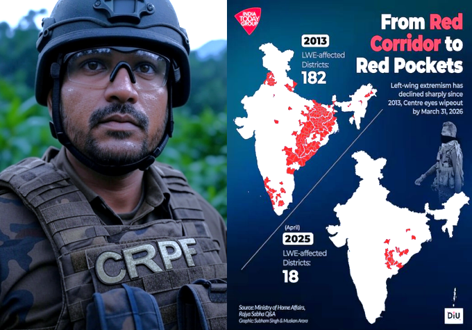 #CRPF has broken the back of Naxalism!

There is an atmosphere of fear among the Naxals due to the strong action of the CRPF and the security forces.
#naxalfreebharat #BiggBossTelugu9 Kashmir #BB19SalmanKaVaar The Bengal Files  #RishiPrasad Hindus #TejRan Grinding #धरती_पर_अवतार