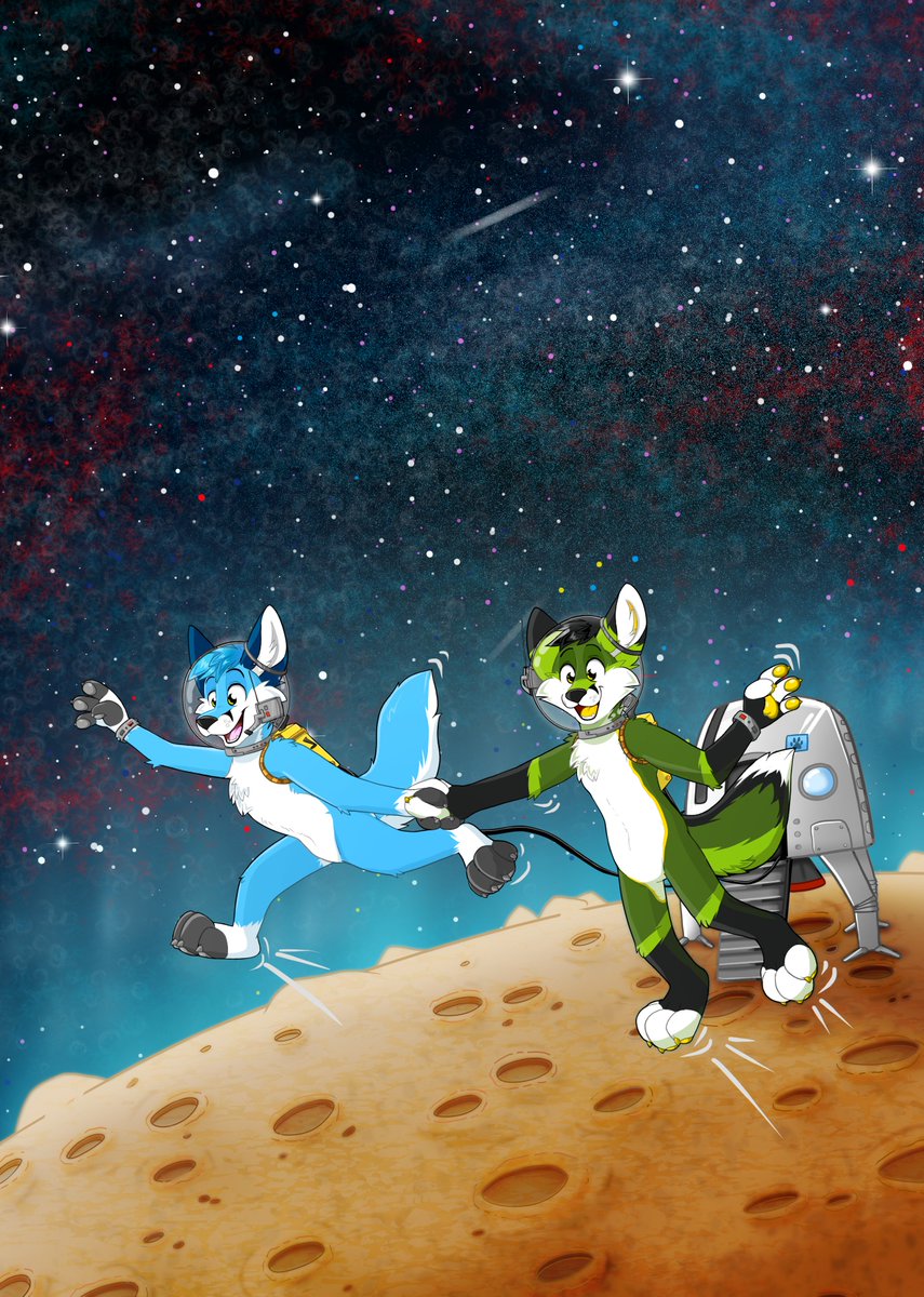 Fopses in Space

Page artwork I submitted for EF con book.
Sadly only characters as fillers were used. But better than nothing.