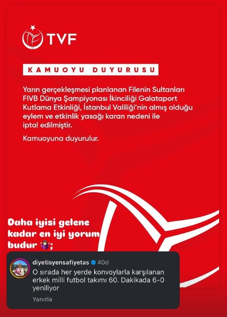 #türkiyemillivoleyboltakımı #FileninSultanlari #Dunyaİkincisi Tebrikler Kızlar beş para etmez herifler kadar değeriniz bilinmese de...