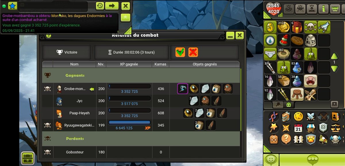 paapheyeh's tweet image. On m&apos;a passé une commande au début du week-end, j&apos;ai pu la compléter durant celui-ci😇
 #dofustouch #dofus