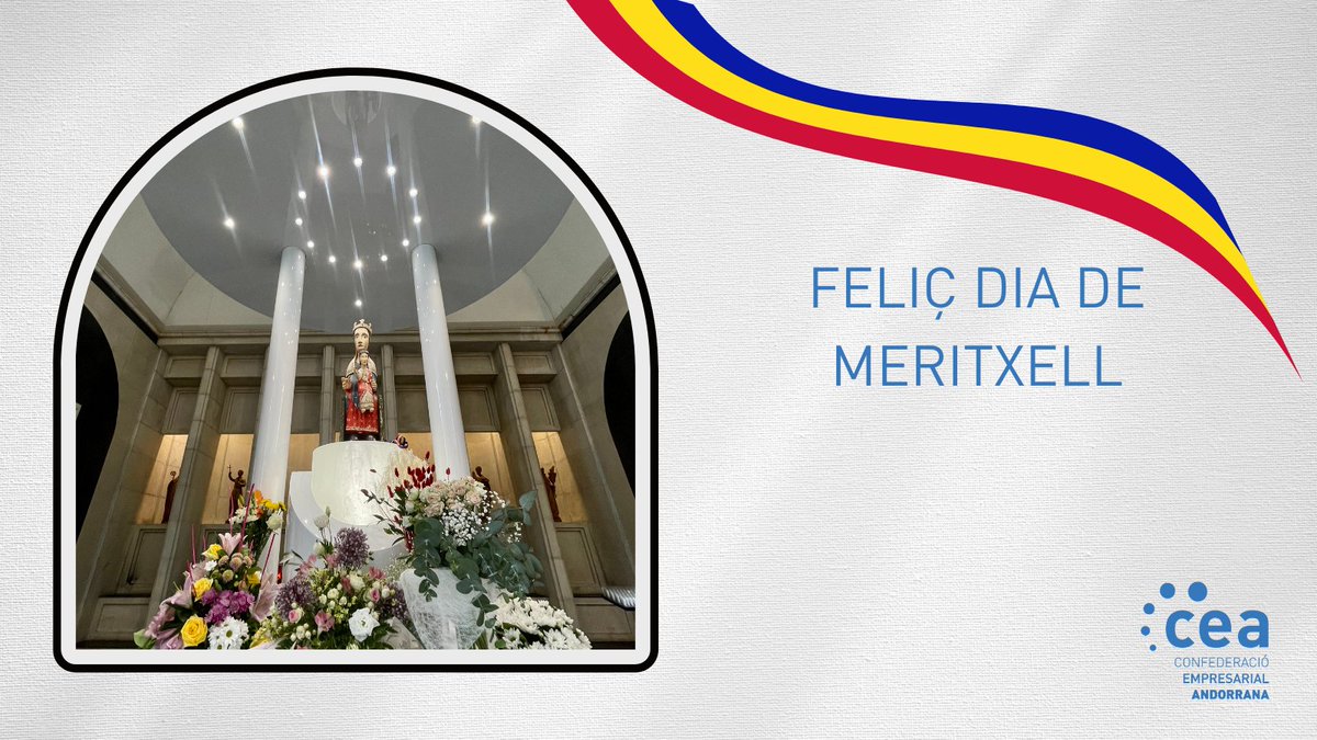 "Per patrona us aclama
el Consell amb gran amor,
i entusiasmat proclama
que d'Andorra sou tresor.
Les Parròquies andorranes
vós, Reina, vulgueu guardar."

-Goigs a la Mare de Déu de Meritxell- (1874)

🇦🇩 Feliç dia de Meritxell a tothom!

<a href="/Gerard_Cadena/">Gerard CADENA</a> 
<a href="/IagoAndreu/">Iago Andreu-Sotelo</a>