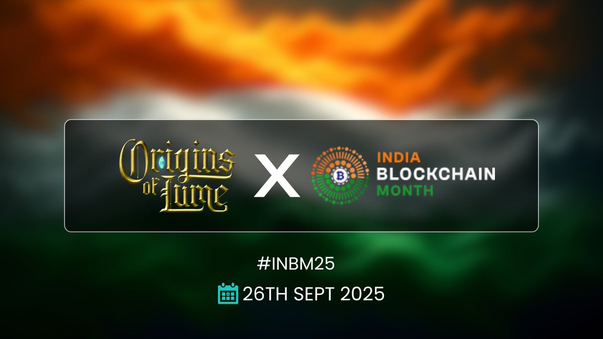 originsoflume's tweet photo. Find us at #INBM25

AI is learning to act 
Web3 is redefining trust 
India’s digital rails are scaling 

We’re joining @INBMOfficial for the AI Show – Sept 26 to explore how AI + Web3 unlocks India’s next growth wave.
👉 Book now: https://t.co/nhv5eoVGdB

#AI #Web3 #OriginsOfLume