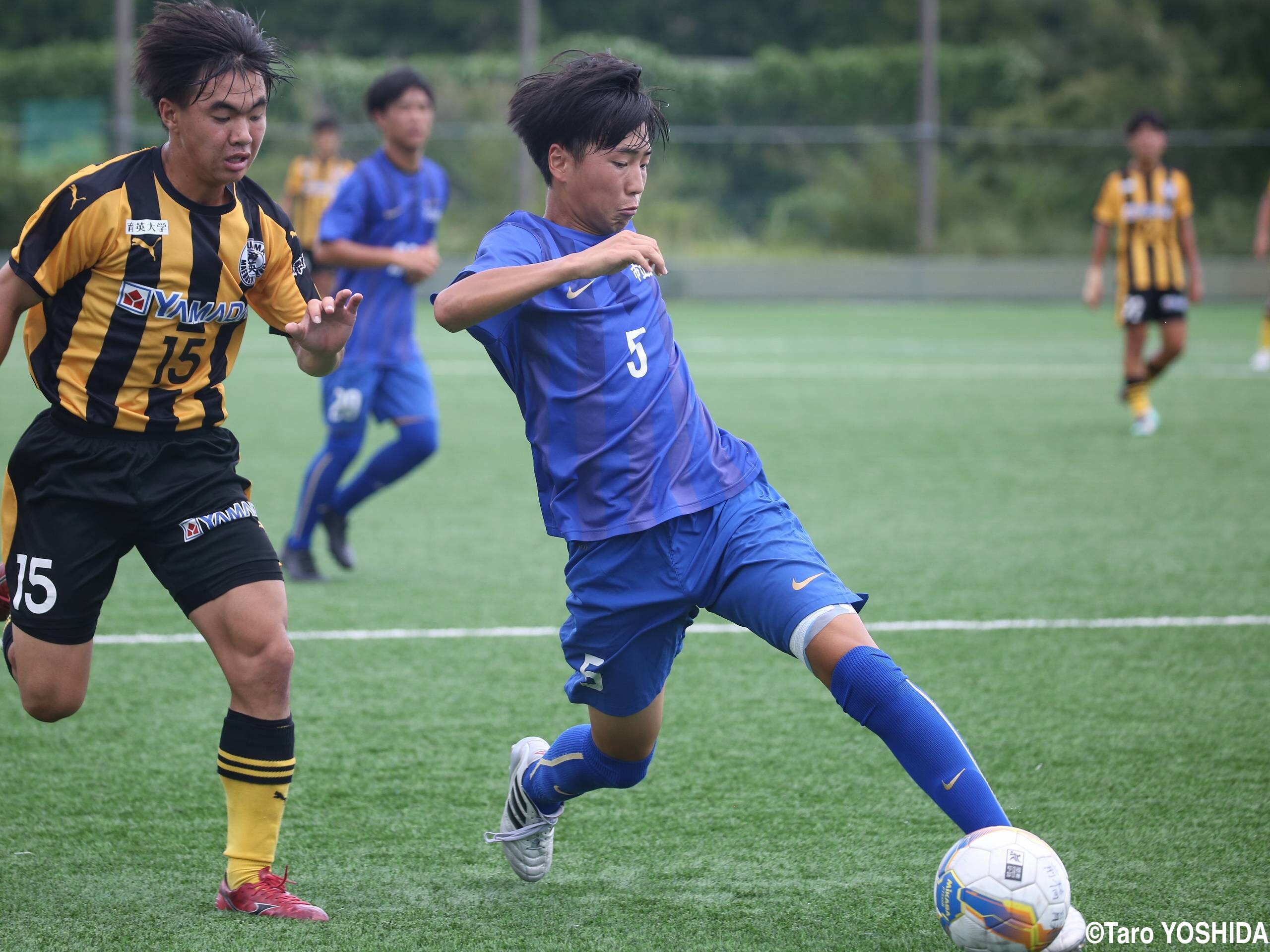 市立船橋　サッカー部　練習着L 市立船橋の武器は高校生らしくなさ。選手が自ら布陣を変える成熟