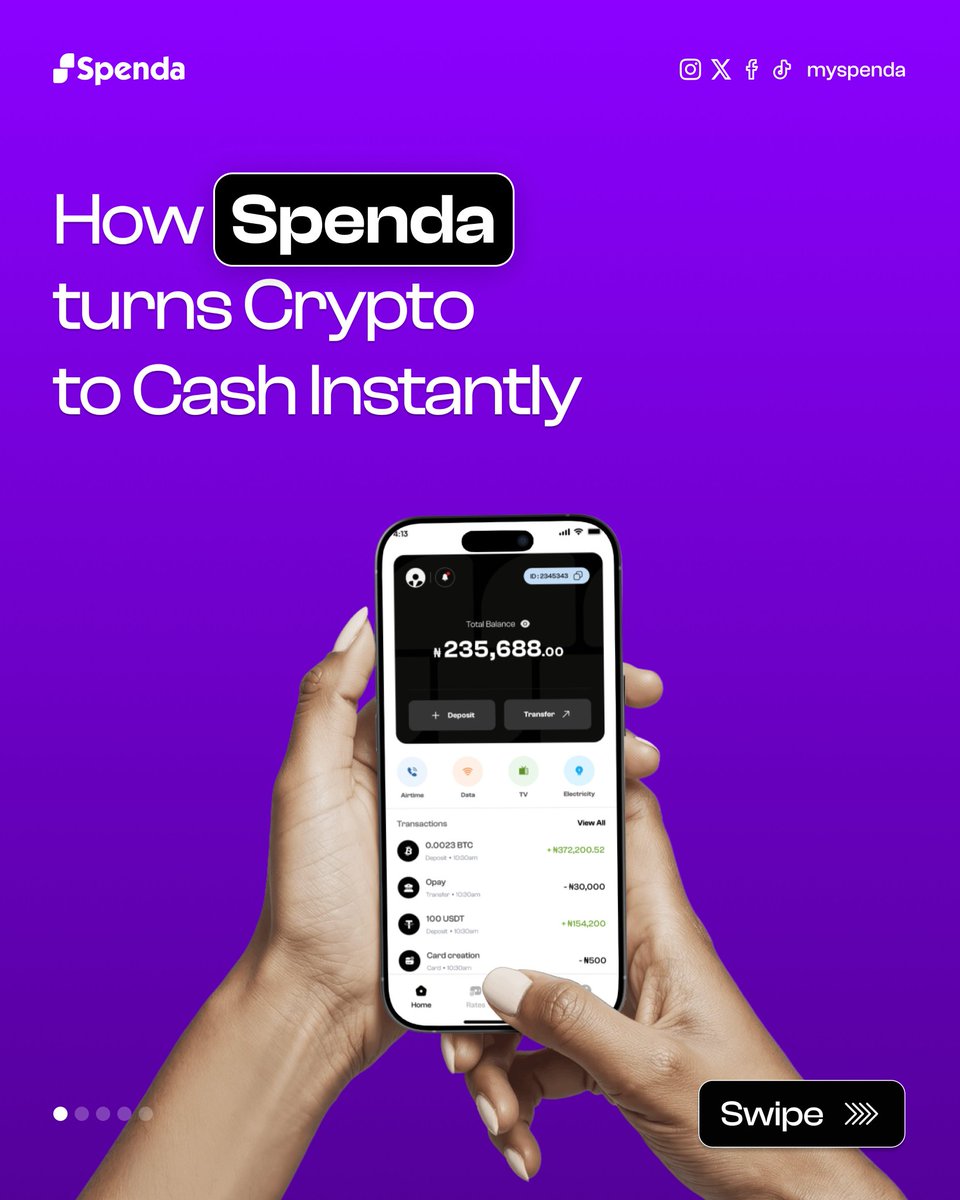 Sam0MetaX's tweet image. 𝐄𝐯𝐞𝐫 𝐰𝐢𝐬𝐡𝐞𝐝 𝐲𝐨𝐮 𝐜𝐨𝐮𝐥𝐝 𝐬𝐩𝐞𝐧𝐝 𝐲𝐨𝐮𝐫 𝐜𝐫𝐲𝐩𝐭𝐨 𝐚𝐬 𝐞𝐚𝐬𝐢𝐥𝐲 𝐚𝐬 𝐜𝐚𝐬𝐡?
𝐖𝐢𝐭𝐡 𝐒𝐩𝐞𝐧𝐝𝐚, 𝐢𝐭’𝐬 𝐧𝐨𝐰 𝐩𝐨𝐬𝐬𝐢𝐛𝐥𝐞 𝐢𝐧 𝐣𝐮𝐬𝐭 𝟑 𝐬𝐢𝐦𝐩𝐥𝐞 𝐬𝐭𝐞𝐩𝐬.
A THREAD✅️