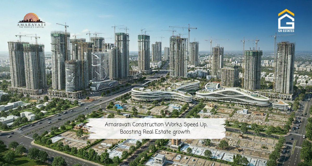 gnestatesdotcom's tweet photo. 🌆 #amaravati construction works are in full swing! Trunk roads, iconic towers &amp; LPS layouts are shaping the future. Explore open plots in Amaravati with GN Estates.
🔗 https://t.co/8zAEFvo7sS

#AmaravatiRealEstate #GNEstates #OpenPlots #Investment #AmaravatiPlots #lpsplots https://t.co/m6U58MoGB8