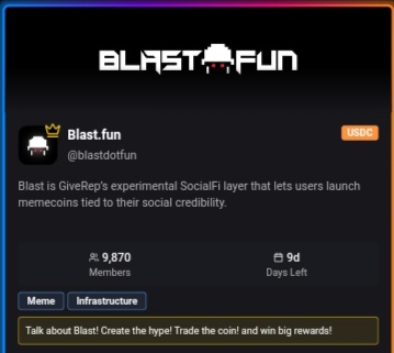 Max Fox ๐โก (@mrdropxyz_) on Twitter photo Gooood MORNINNNNG 
The future of trading on Sui is here with <a href="/blastdotfun/">blast.fun ๐ช</a> โก
Fast swaps, low fees, and endless SUI memecoins to flip.
Iโve been stacking volume daily โ smooth UI, real liquidity, nonstop action.
With <a href="/GiveRep/">GiveRep</a> boosting the community, the growth only gets bigger. Gooood MORNINNNNG 
The future of trading on Sui is here with <a href="/blastdotfun/">blast.fun ๐ช</a> โก
Fast swaps, low fees, and endless SUI memecoins to flip.
Iโve been stacking volume daily โ smooth UI, real liquidity, nonstop action.
With <a href="/GiveRep/">GiveRep</a> boosting the community, the growth only gets bigger.