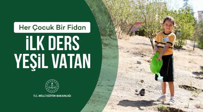 #HerCocukBirFidan
Okulun ilk günü, ilk ders, yeşil vatan.
<a href="/nevsehirmem/">Nevşehir İl Millî Eğitim Müdürlüğü</a>