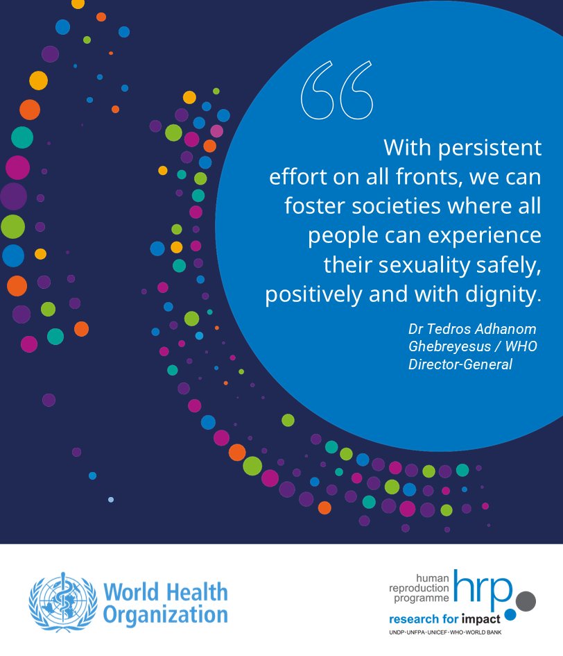 HRP (@hrpresearch) on Twitter photo 💗Last week was #worldsexualhealthday
Have you read the WHO Bulletin issue on sexual health?
It explores:
⚖️ Human rights & self-care
💬 Harmful gender norms
🧬 Sexual orientation, gender expression & sex characteristics
🔗 bit.ly/4m1lzgM
<a href="/DrTedros/">Tedros Adhanom Ghebreyesus</a> 💗Last week was #worldsexualhealthday
Have you read the WHO Bulletin issue on sexual health?
It explores:
⚖️ Human rights & self-care
💬 Harmful gender norms
🧬 Sexual orientation, gender expression & sex characteristics
🔗 bit.ly/4m1lzgM
<a href="/DrTedros/">Tedros Adhanom Ghebreyesus</a>