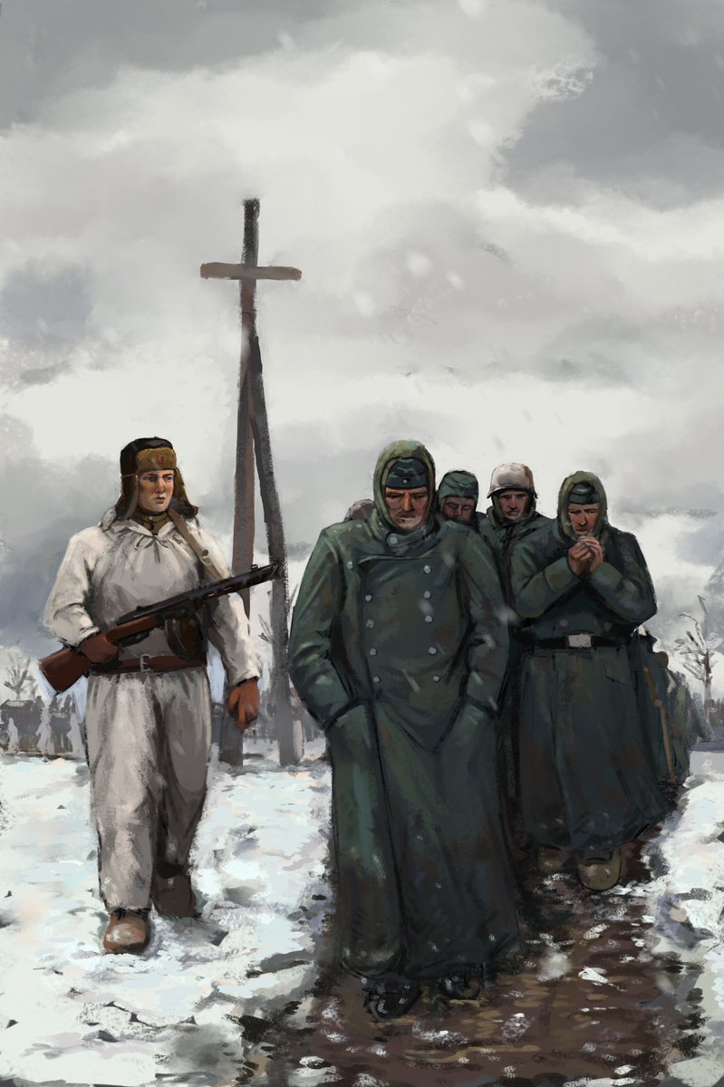 Defeated. Stalingrad, 1943.
Will probably do one more WW2 artwork and then switch to another setting for some variety.