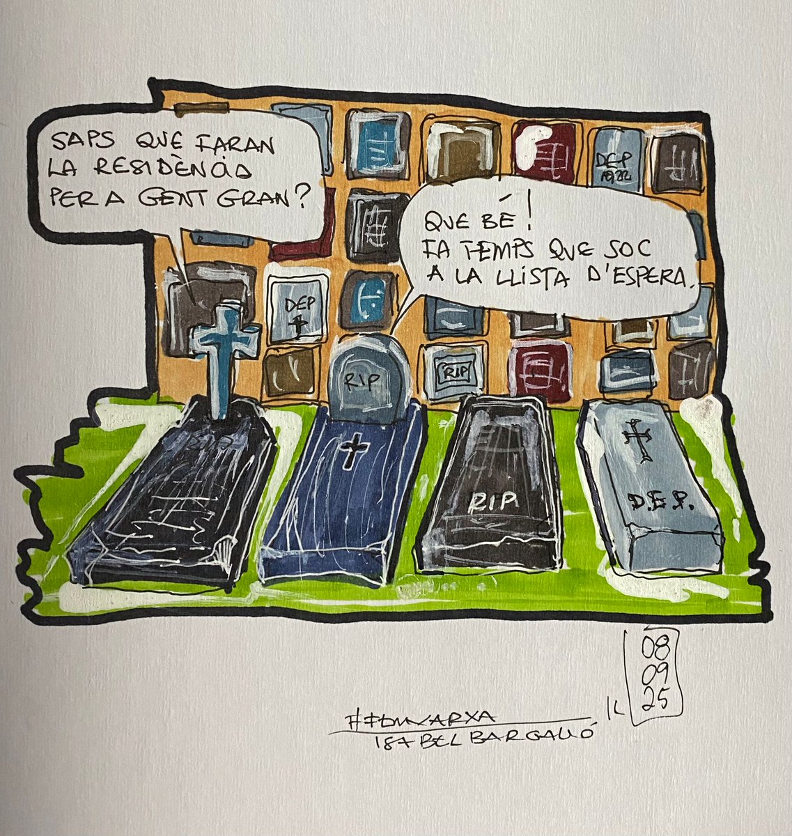 laxarxaxanante1's tweet image. Bon dia xarxers avui es Dilluns I toca l'aquarel·la de @isabel_bargallo
