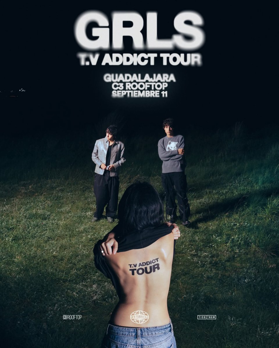 ¡Atención Guadalajara! 🚨
GRLS regresa con un nuevo disco y un show renovado que promete hacer vibrar el C3 Rooftop este 11 de septiembre.
🎟 Boletos disponibles en TicketNow.