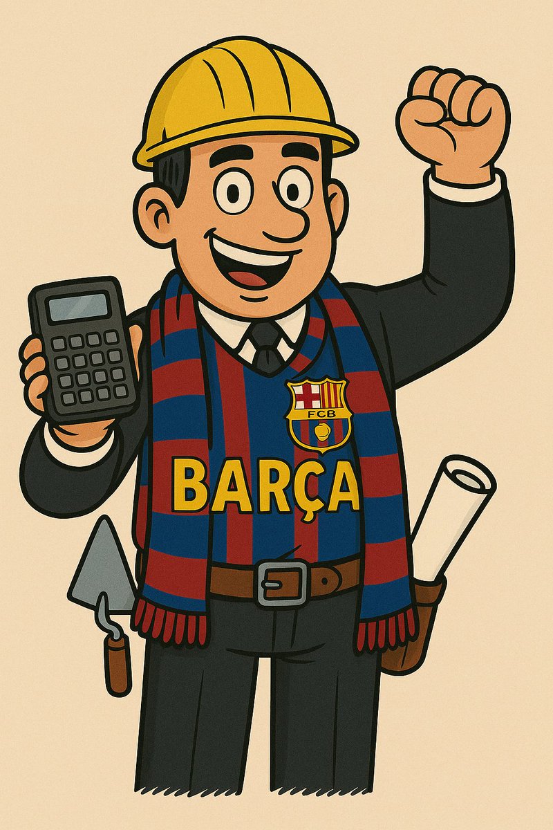 مشجع برشلونة مع الفترة المعقدة التي مرت عليه : أصبح محامي قوانين رياضية - محاسب - خبير أعمال بناء - وطبعاً يحب الكرة ويفهمها
