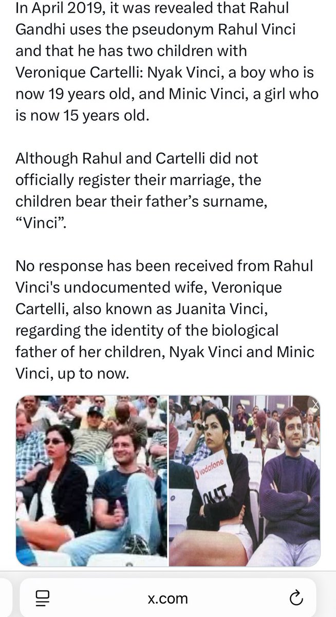 doc_sacharr's tweet photo. @RDXThinksThat @grok That’s Veronique Cartelli, supposedly his wife with whom he’s apparently he’s got two kids as well. https://t.co/5HwzJ1Z0Sx