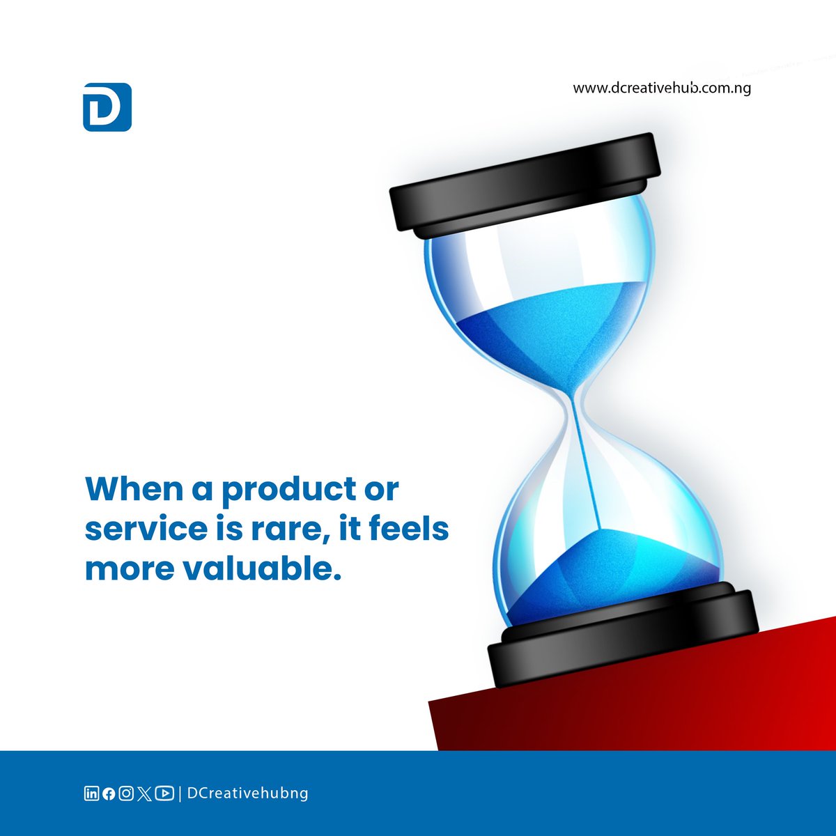 DCreativeHubng's tweet image. Scarcity makes people act fast. Using phrases like "Only three spots left" or "Offer ends tonight" creates urgency—only if you are genuine. Customers will stop trusting you if it turns out to be fake.