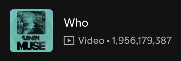 postcode_613's tweet photo. 💜✨ARMY✨💜
✨Look here✨
✨Jimin’s “WHO” is close to hitting 2B✨
Cheer up!
Let’s keep streaming till we reach our goal!
#StreamForJimin
#StreamWHO
#WHOTo2B