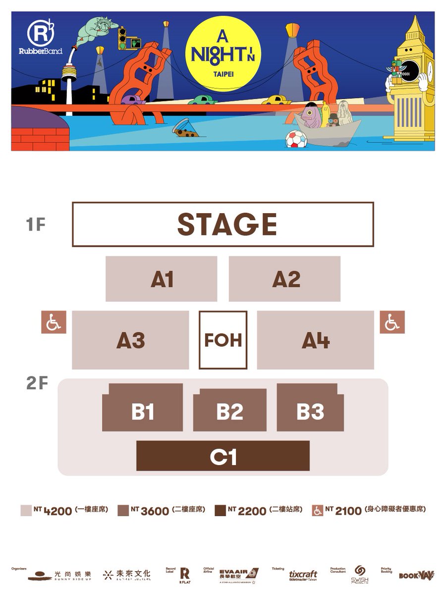 zeppnewtaipei's tweet image. 🅽🅴🆆
2025.11.16
【RubberBand &amp;lt;A Night In&amp;gt; World Tour 2025 - Taipei】

售票系統｜拓元售票系統
售票網站｜tixcraft.com/activity/detai…
售票時間｜2025年9月15日(一) 12:00

#RubberBand #RubberBandHK #ANightIN #RubberBandANightInWorldTour2025
#evaair #SSU #Zepp #ZeppNewTaipei