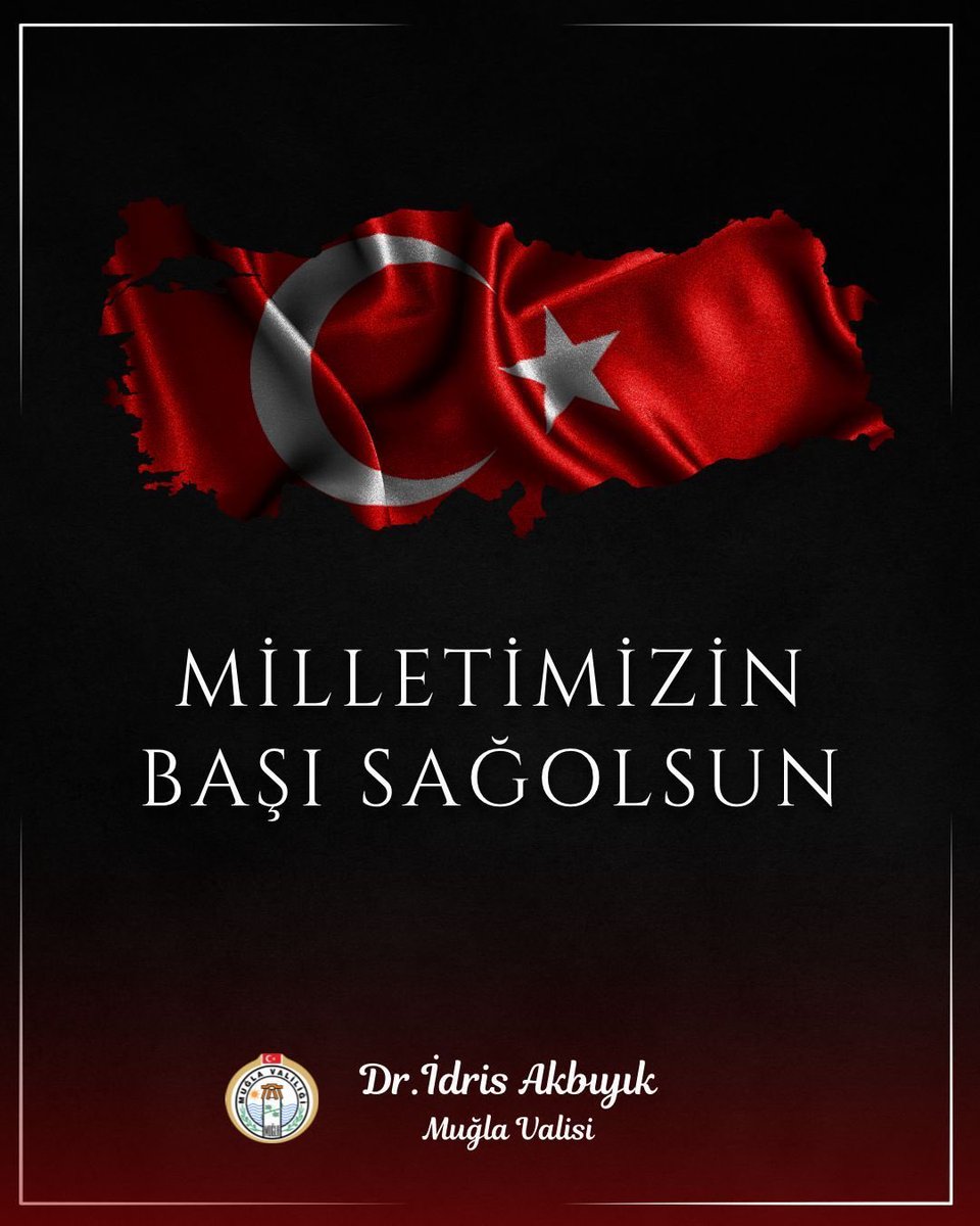 Milletimizin başı sağ olsun 🇹🇷

İzmir Balçova Salih İşgören Polis Merkezi’ne yönelik silahlı saldırı sonucu şehit olan 1. Sınıf Emniyet Müdürümüz Polis Başmüfettişi Muhsin Aydemir ile Polis Memurumuz Hasan Akın'a Allah’tan rahmet; ailesine, Kahraman Emniyet Teşkilatımıza ve