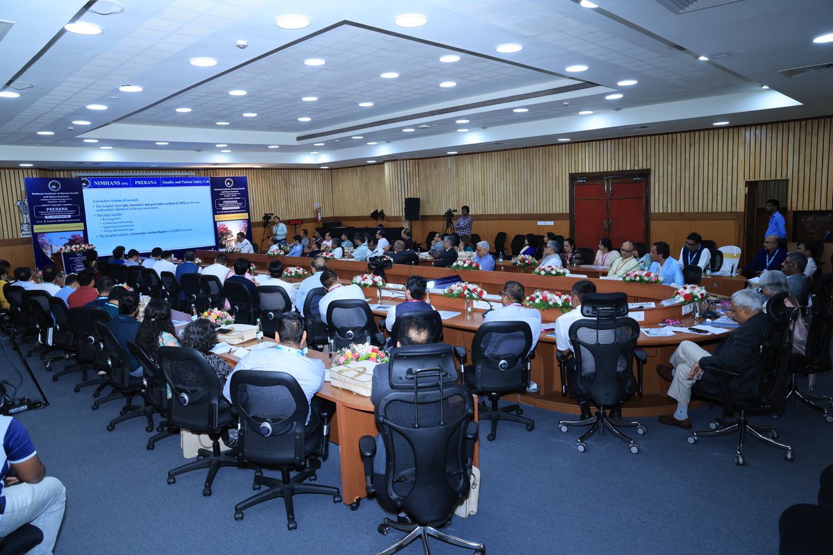 NIMHANS_BLR's tweet photo. ✨ Clarity, confidence, and commitment.
That’s what participants gained from Dr. Nandakumar D.N., Head QPSC & Professor of Neurochemistry at NIMHANS, in his engaging session on the accreditation process and myth-busting realities.
#NIMHANS #Accreditation #QPSC #PRERANA https://t.co/9gOIIQZPcT