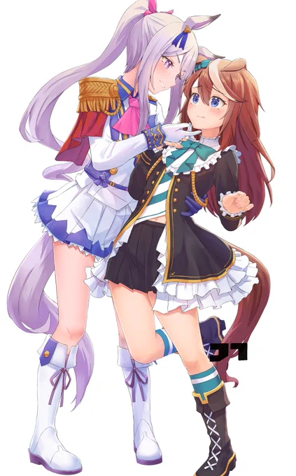 I'm surprised people like this. And I actually completed the outfit swap Teio Mcqueen last year. Planning to do Oguri and Tamamo if I have time. #umamusme #TokaiTeio #MejiroMcQueen