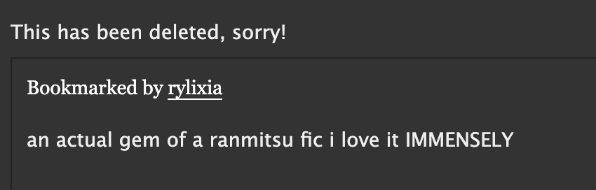 _rylixia's tweet photo. im so sad. i am so so so sad. i dug through the trenches to find a good ranmitsu fic and then this happens. https://t.co/nReUbI9fOP
