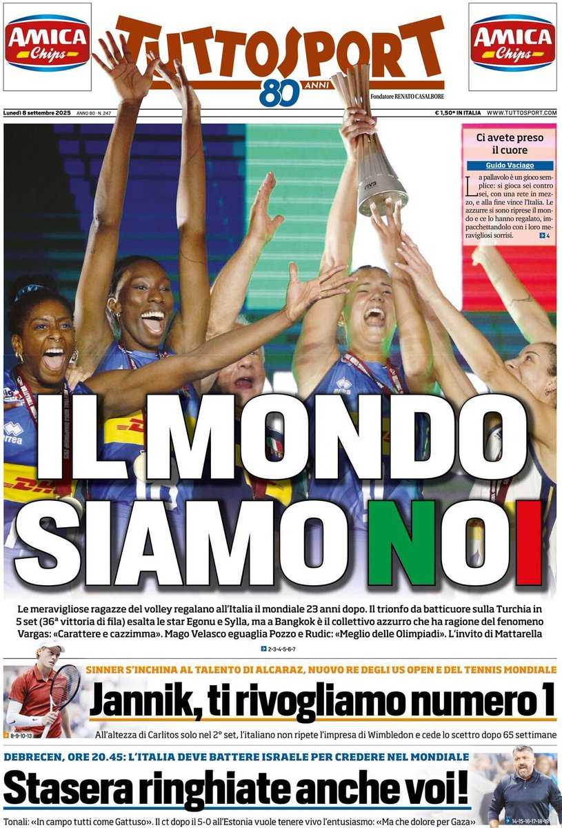 timmita13's tweet photo. Le ragazze terribili conquistano la prima pagina https://t.co/0eR8SMog2D