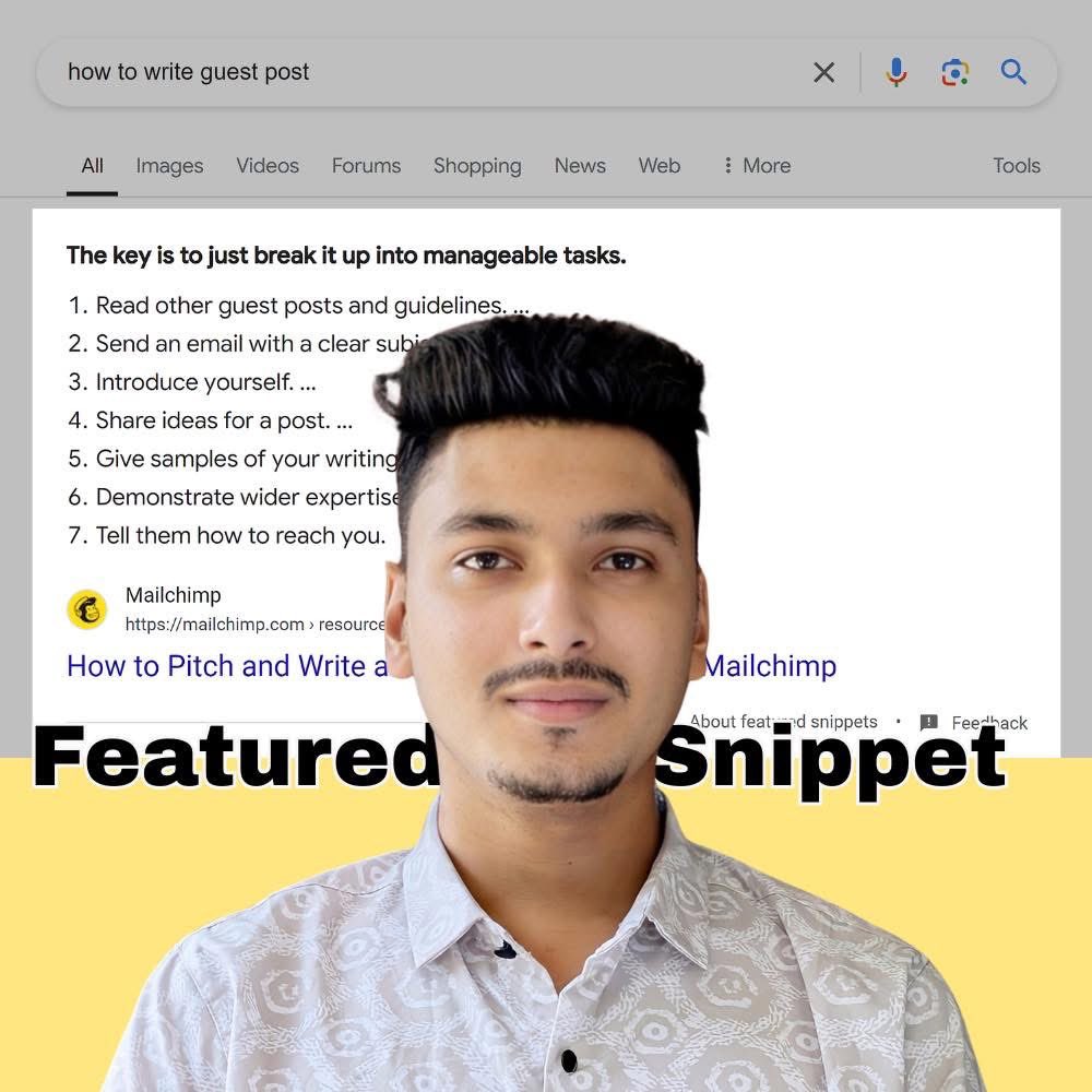miraz_seo17's tweet image. ⭐ Want Position Zero?
Be the clearest, most helpful answer → land in Google’s Featured Snippets 🚀
#SEO #FeaturedSnippets