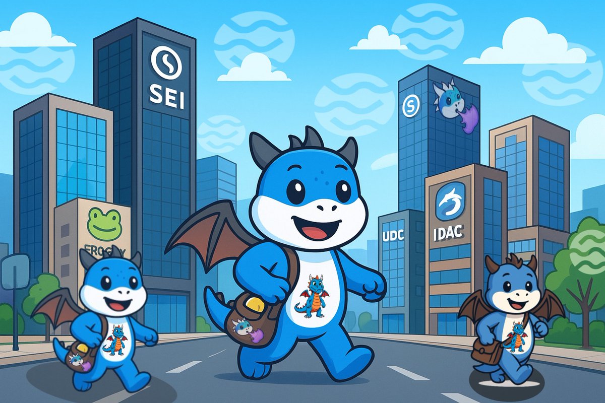 Makarfi_Dao's tweet photo. 🐉 My take on the #DragonSwap Challenge
This is the idea behind:
1️⃣ I modified the @dragonswap_dex mascot with unique identity(using AI + Manual Editing
2️⃣ Used DragonSwap culture (blue/white) +@SeiNetwork vibes (red/brown/black)
3️⃣ Clouds show the Sei environment 🌥️
4️⃣ Mascot’s bag = swapping tokens happily
5️⃣ Skyline highlights Sei-native projects (@FrogOnSei, UDC, IDAC)
6️⃣ Art tells a story of growth + adoption 🚀
This isn’t just art - it’s a vision of DragonSwap leading Sei’s DeFi future ⚡
