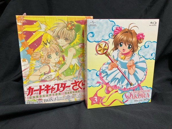 カードキャプターさくら 初回限定生産 Blu-ray BOX 1〜3 セット カードキャプターさくら Blu-ray BOX 初回限定生産版 1-3 3BOX収納